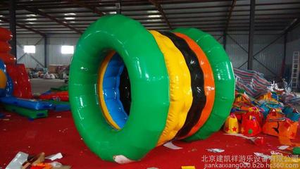 廠家批發(fā)直銷趣味游樂器材動感五環(huán) 戶外充氣動感五環(huán)運動器材圖片_高清圖_細節(jié)圖-北京建凱祥游樂設(shè)備 -